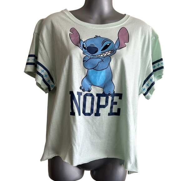 Disney Lilo & Stitch Junior’s Crop Top • NWT Size: XL (15-17) - Picture 1 of 7